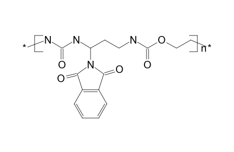 Poly(urea urethane) with phthalimide side groups