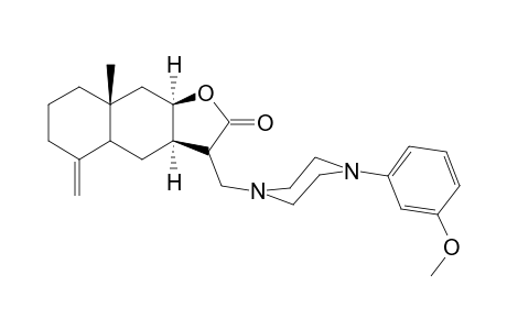 (3aR,8aR,9aR)-3-[[4-(3-methoxyphenyl)-1-piperazinyl]methyl]-8a-methyl-5-methylene-3a,4,4a,6,7,8,9,9a-octahydro-3H-benzo[f]benzofuran-2-one