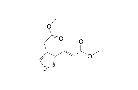 (E)-3-[4-(2-keto-2-methoxy-ethyl)-3-furyl]acrylic acid methyl ester