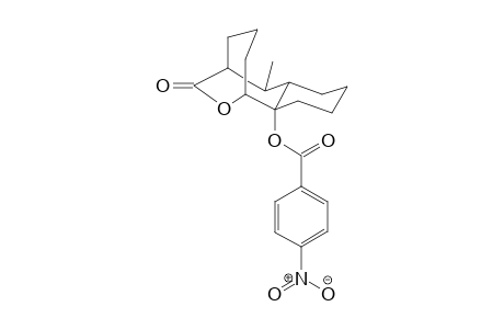 8-Methyl-2-(4-nitrobezoyloxy)-13-oxa-tricyclo[7.3.2.0(2,7)]tetradecane-14-one
