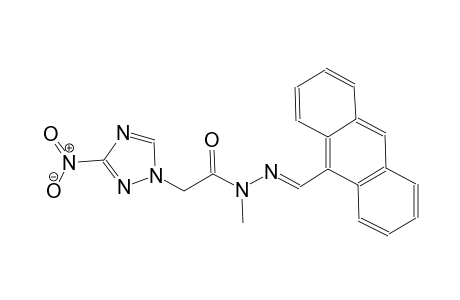 1H-1,2,4-triazole-1-acetic acid, 3-nitro-, 2-[(E)-9-anthracenylmethylidene]-1-methylhydrazide
