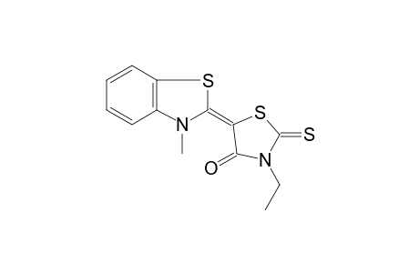 (5Z)-3-Ethyl-5-(3-methyl-1,3-benzothiazol-2(3H)-ylidene)-2-thioxo-1,3-thiazolidin-4-one