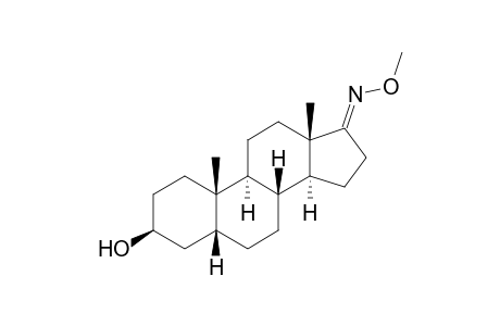 5.BETA.-ANDROSTAN-3.BETA.-OL-17-ONE(17-O-METHYLOXIME)