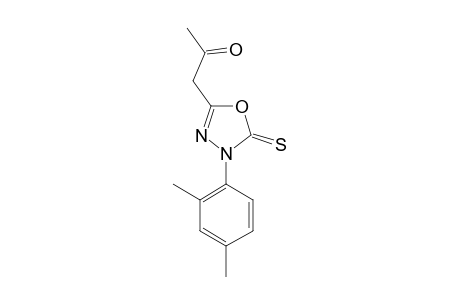 5-ACETYLMETHYL-3-(2,4-DIMETHYLPHENYL)-1,3,4-OXADIAZOLE-2-THIONE