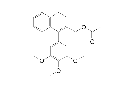 [1-(3,4,5-Trimethoxyphenyl)-3,4-dihydronaphthalene-2-yl]methyl acetate