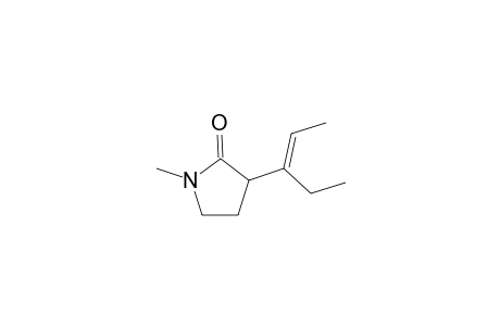 1-Methyl-3-(pent-2'-en-3'-yl)pyrrolidin-2-one