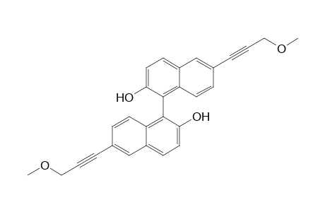 1-[2-hydroxy-6-(3-methoxyprop-1-ynyl)-1-naphthalenyl]-6-(3-methoxyprop-1-ynyl)-2-naphthalenol