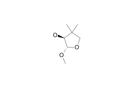 4-HYDROXY-5-METHOXY-3,3-DIMETHYL-TETRAHYDROFURAN
