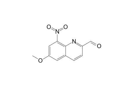 6-Methoxy-8-nitro-2-quinoline aldehyde