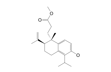 13-HYDROXY-3,4-SECO-TOTARA-4(18),8,11,13-TETRAEN-3-OIC-ACID-METHYLESTER;FORMOSANIC-ACID-METHYLESTER