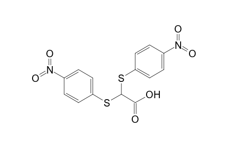 Acetic acid, bis[(4-nitrophenyl)thio]-