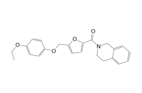 2-{5-[(4-ethoxyphenoxy)methyl]-2-furoyl}-1,2,3,4-tetrahydroisoquinoline