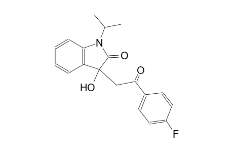 3-[2-(4-fluorophenyl)-2-oxoethyl]-3-hydroxy-1-isopropyl-1,3-dihydro-2H-indol-2-one