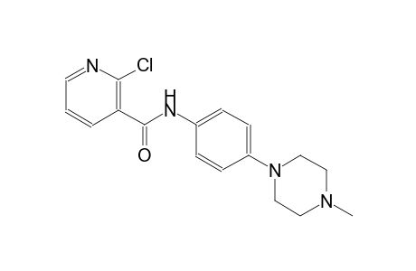 2-chloro-N-[4-(4-methyl-1-piperazinyl)phenyl]nicotinamide