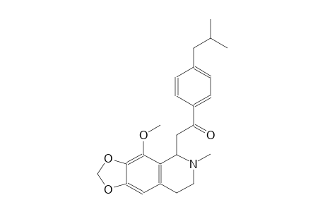 1-(4-isobutylphenyl)-2-(4-methoxy-6-methyl-5,6,7,8-tetrahydro[1,3]dioxolo[4,5-g]isoquinolin-5-yl)ethanone
