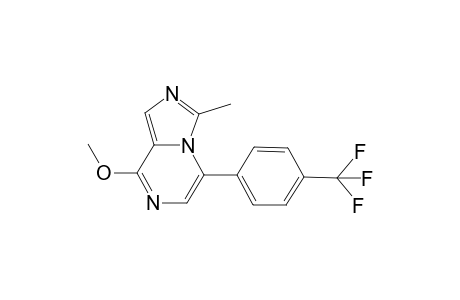 8-Methoxy-3-methyl-5-(4-(trifluoromethyl)phenyl)imidazo[1,5-a]pyrazine