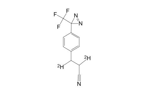 3-[4-[3-(TRIFLUOROMETHYL)-3H-DIAZIRIN-3-YL]-PHENYL]-[2,3-D2]-PROPANENITRILE