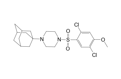 1-(1-adamantyl)-4-[2,5-bis(chloranyl)-4-methoxy-phenyl]sulfonyl-piperazine