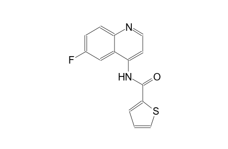 2-thiophenecarboxamide, N-(6-fluoro-4-quinolinyl)-
