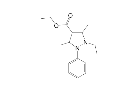 trans,trans-4-Ethoxycarnobyl-2-ethyl-3,5-dimethyl-1-phenylpyrazolidine