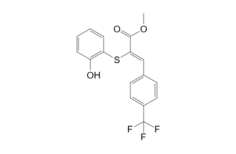 Methyl (Z)-2-((2-hydroxyphenyl)thio)-3-(4-(trifluoromethyl)phenyl)acrylate