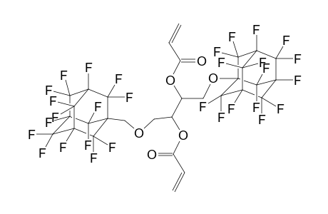 [1-[(2,2,3,4,4,5,6,6,7,8,8,9,9,10,10-pentadecafluoro-1-adamantyl)methoxymethyl]-3-[(2,2,3,4,4,5,6,6,7,8,8,9,9,10,10-pentadecafluoro-1-adamantyl)oxy]-2-prop-2-enoyloxy-propyl] prop-2-enoate