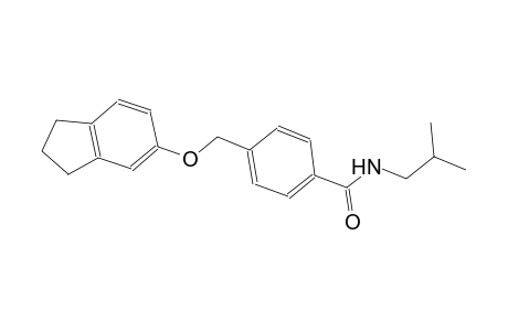 4-[(2,3-dihydro-1H-inden-5-yloxy)methyl]-N-isobutylbenzamide