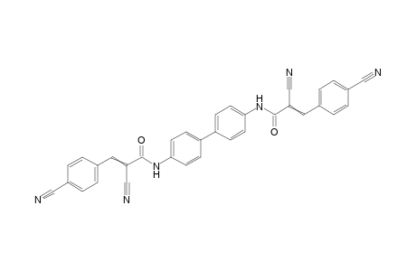 N,N'-([1,1'-biphenyl]-4,4'-diyl)bis(2-cyano-3-(4-cyanophenyl)acrylamide)