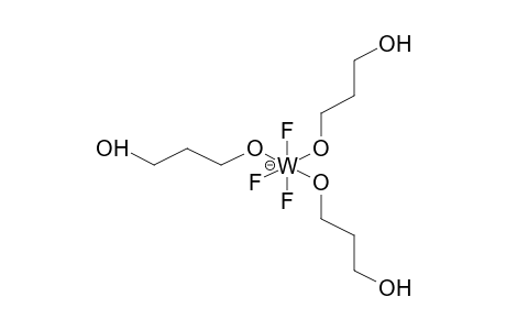 TRANS-TRIS(3-HYDROXYPROPOXY)TRIFLUOROTUNGSTENE ANION