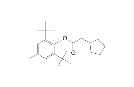 2-Cyclopentene-1-acetic acid, 2,6-bis(1,1-dimethylethyl)-4-methylphenyl ester