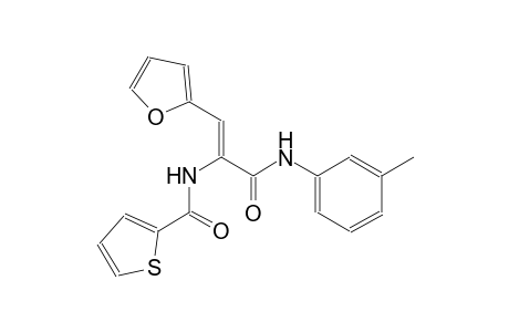 N-[(Z)-2-(2-furyl)-1-(3-toluidinocarbonyl)ethenyl]-2-thiophenecarboxamide