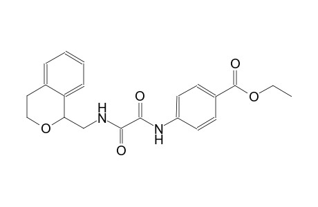 benzoic acid, 4-[[2-[[(3,4-dihydro-1H-2-benzopyran-1-yl)methyl]amino]-1,2-dioxoethyl]amino]-, ethyl ester