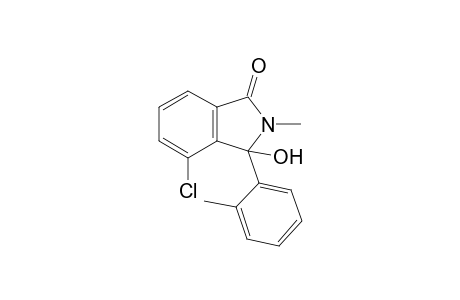 4-Chloro-3-hydroxy-2-methyl-3-(2-methylphenyl)-1-isoindolone