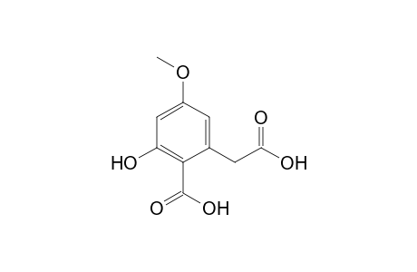2-(carboxymethyl)-6-hydroxy-4-methoxybenzoic acid