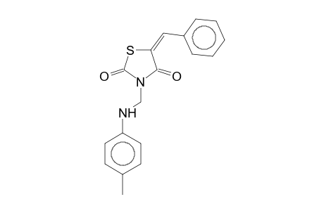 3-(4-Methylanilinomethyl)-5-benzylidene-2,4-thiazolidinedione