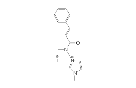 3-(N-Cinnamoyl-N-methylamino)-1-methylimidazolium Iodide