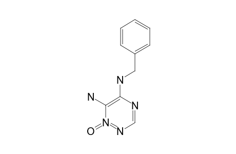 6-Amino-5-benzylamino-1,2,4-triazine 1-oxide