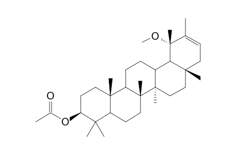 3.beta.-Acetoxy-19.alpha.-methoxy-20-taraxastene