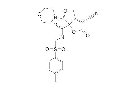 4-CYANO-3-METHYL-2-(MORPHOLINOCARBONYL)-5-OXO-N-(TOSYLMETHYL)-2,5-DIHYDROFURAN-2-CARBOXAMIDE