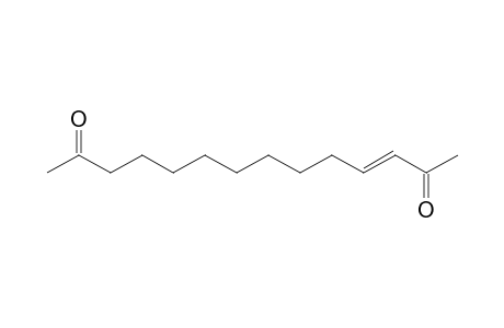 (E)-3-Tetradecene-2,13-dione