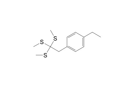 2-(4-Ethylphenyl)-1,1,1-tris(methylthio)ethane