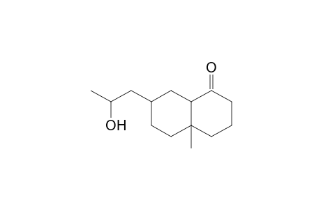 6-Methyl-9-(2-hydroxypropyl)bicyclo[4.4.0]decan-2-one