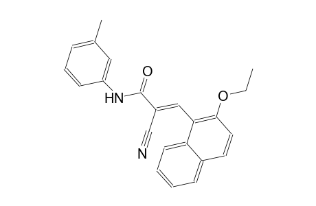 (2E)-2-cyano-3-(2-ethoxy-1-naphthyl)-N-(3-methylphenyl)-2-propenamide