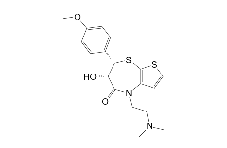 cis-6,7-Dihydro-6-hydroxy-7-(4-methoxyphenyl)-4-[(2-Dimethylamino)ethyl]thieno[2,3-b][1,4]thiazepin-5(4H)-one