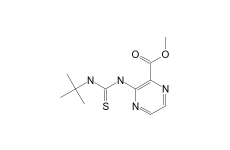 METHYL-3-(3-TERT.-BUTYLTHIOUREIDO)-2-PYRAZINECARBOXYLATE