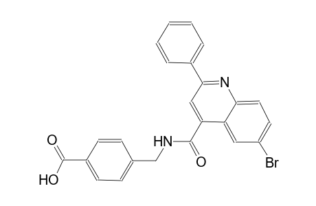 4-({[(6-bromo-2-phenyl-4-quinolinyl)carbonyl]amino}methyl)benzoic acid
