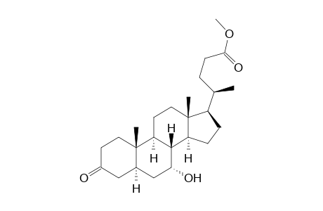 (4R)-4-[(5S,7R,8R,9S,10S,13R,14S,17R)-7-hydroxy-10,13-dimethyl-3-oxo-1,2,4,5,6,7,8,9,11,12,14,15,16,17-tetradecahydrocyclopenta[a]phenanthren-17-yl]pentanoic acid methyl ester