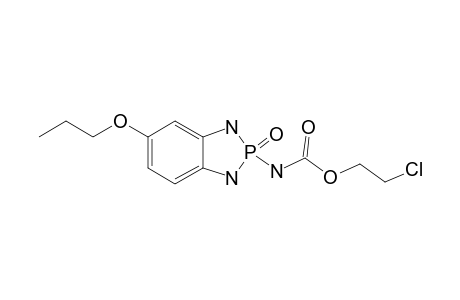 2-(2-CHLOROETHYL)-CARBAMATO-2,3-DIHYDRO-5-PROPOXY-1H-1,3,2-BENZODIAZAPHOSPHOLE-2-OXIDE