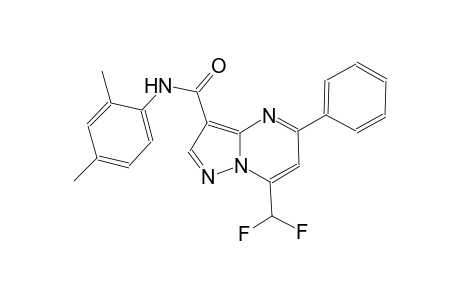 7-(difluoromethyl)-N-(2,4-dimethylphenyl)-5-phenylpyrazolo[1,5-a]pyrimidine-3-carboxamide