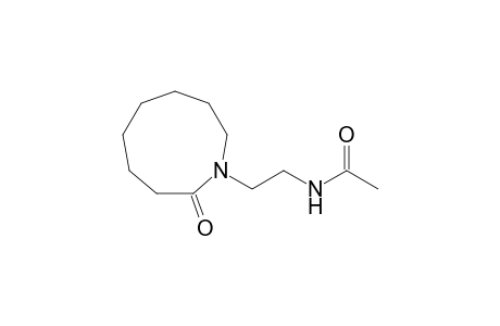 Acetamide, N-[2-(octahydro-2-oxo-1H-azonin-1-yl)ethyl]-